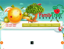 Tablet Screenshot of familytreedaycare.com